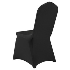 VEVOR 30PCS Black Stretch Spandex Folding Chair Covers for Wedding Party Dining