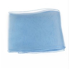 dusty blue organza chair sashes chair ties bow ribbon wedding anniversary decor