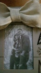 10 x 9 BURLAP PRIMITIVE FRAME BURLAP WEDDING BABY PICTURE FRAME DECOR WOOD