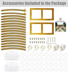 LANGXUN 9ft Large Size Metal Circle Balloon Arch Stand Decoration, Indoor Out…
