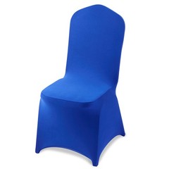 Uimoso 50PCS Royal Blue Stretch Spandex Chair Covers for Events and Parties