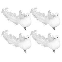 Artificial Bird for d��cor Christenings Decorative Feathers Foam For Wedding