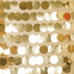 GOLD Big Payette Sequined BACKDROP 20×10 ft Wedding Photo Prop Party WHOLESALE