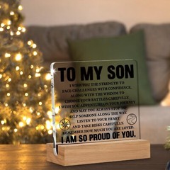 Graduation Gifts for Son, Inspirational Quote Acrylic Sign, High School Colle…