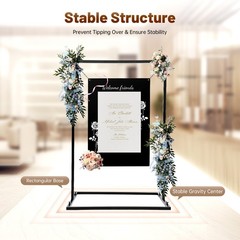 Easel Stand for Wedding Sign Poster, Instant Display Easel, Metal Art EaselUS