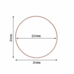 24-Inch wide Metal Round Hoop Hanging Wreath Ring Wedding Party Decorations Sale