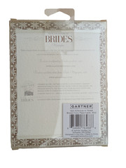 Wedding Table Card Kit, 40pc Ivory/Brown Fold & Stand Name Plate Tags