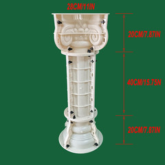 Reusable Round Column Wedding Pedestal Mold for Stunning Flower Displays