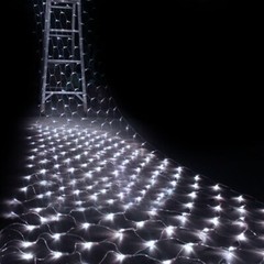 20 ft x 10 ft White LED LIGHTS Backdrop Wedding Party PhotoBooth Decorations