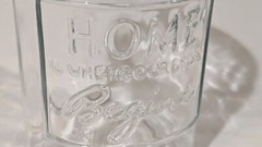 Elegant “Home Is Where Our Story Begins” Decorative Wedding Decor Jars Rare