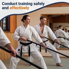 Collapsible Bo Staff 4ft & 6ft – Foam-padded Martial Arts Training Staff, Esc…