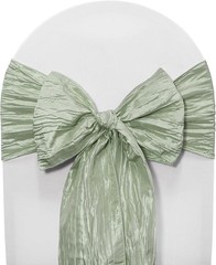 Crinkle Taffeta Chair Sashes Dusty Rose Pack of 10 Sashes Weddings Events Hotels