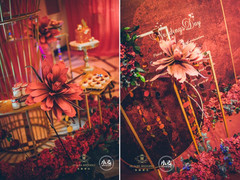 Giant Foam Flower Wedding Backdrop Aisle Decor