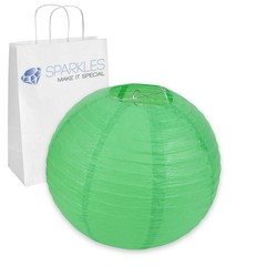 5 pcs 14″ inch Chinese Paper Lantern – Green – Wedding Party Event Decoratio wt