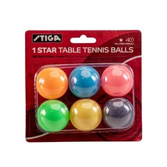 STIGA 1-Star Orange Balls (12-Pack) 6 Pack Multi Color