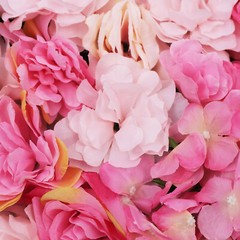 Floral Backdrop Wedding Party Decor 6pcs Artificial Flower Wall Panels 60*40cm
