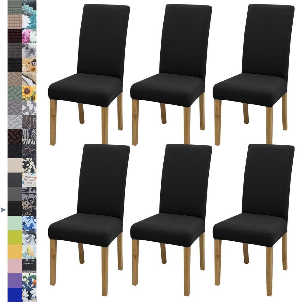 Chair Covers,Dining Room Chair Covers Set of 6,Stretch Kitchen Chair Cover,Wa…