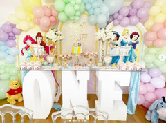 Letters 90×40 cm ONE birthday baby counter children’s birthday Perspex panel