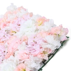8 Pieces Artificial Flower Wall Silk Flower Beautiful Floral Wall 40x60cm Decor