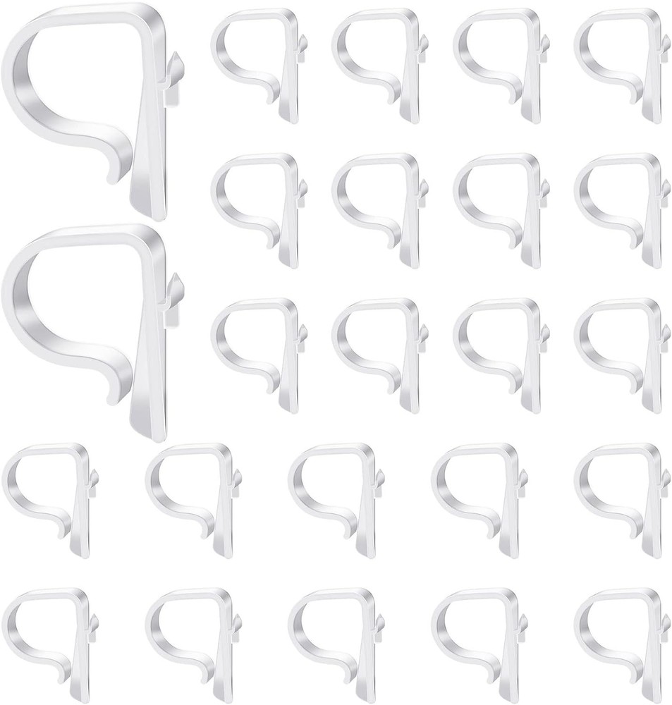 24 Pieces Church Pew Clips Heavy Duty Plastic Hook Chair Wedding Ceremony