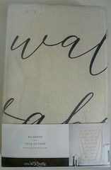 Style Me Pretty Backdrop 35012 “Of All the Walks” 54” X84” WEDDING Anniversary