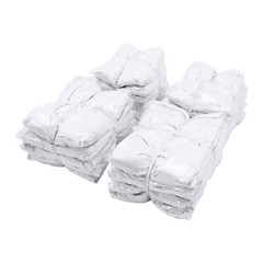 20PCS White Chair Covers for Wedding Parties and Dining Stretch Chair Slipcovers