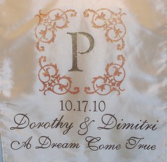 Wedding Table Runner Head Table Sign Wedding Decor Custom Monogram Sign Banner
