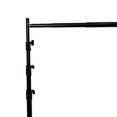 10 ft x 12 ft Black Heavy Duty Metal DIY Adjustable Backdrop Stand Party Events