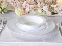 ” OCCASIONS ” 120 Plates Pack, Heavyweight Disposable Wedding Party Plastic P…
