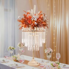 Gold Flower Stand Wedding Decor Flower Stand Wedding Centerpieces Stand 40*70 cm