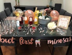 Mimosa Bar Decor Kit Package Mimosa Bar Signage for Bridal Brunch Bachelorette