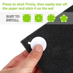 WINDIR 150Pcs Double-Sided Adhesive Tape for Acoustic Sound Proof Foam Panels…