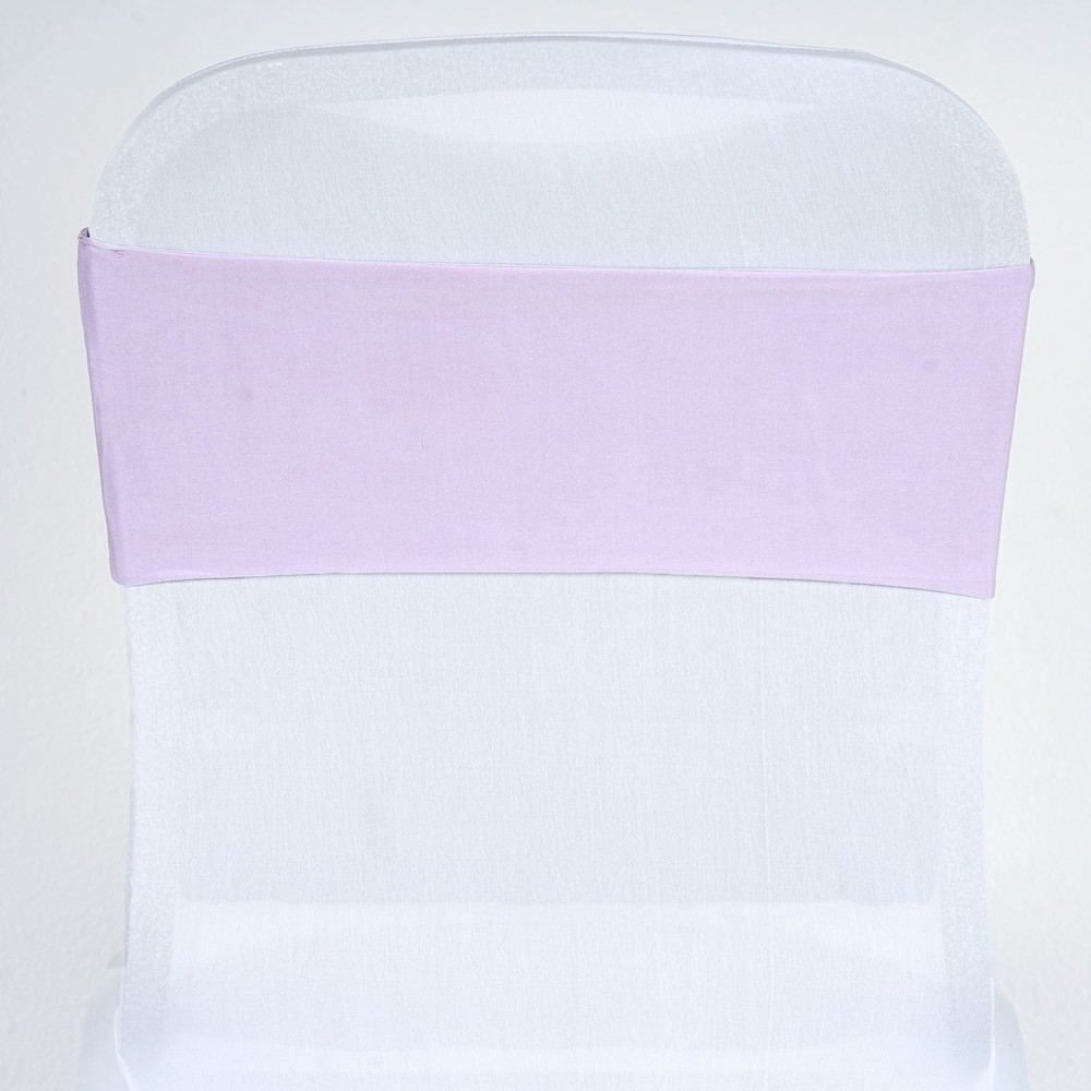 10 Lavender Spandex STRETCHABLE CHAIR SASHES Wedding Party Decorations SALE