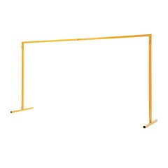 Gold Square Metal Wedding Arch Backdrop Frame for Wedding Ceremony W6.56xH6.56FT