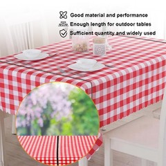 Table Bungees Tablecloth Strap Bands, 6 Pieces Black Elastic Windproof Band C…