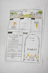 5FT Metal Arch Backdrop Wedding Gold PVC Reusable Arch Stand 2.1×5 FT Decor