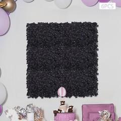 6*Artificial Flower Wall Panel Floral Wall Backdrop Wedding Venue Decor 23*15″
