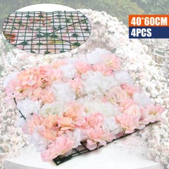 Romantic Silk Flower Wall for Wedding and Event Decor, Perfect for Photo