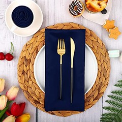 16 Pack Square Satin Napkin Bright Silk Table Napkin Soft Smooth Fabric Table