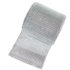 HUJI Diamond Silver Rhinestone Mesh Ribbon Wrap for Wedding Cake Party Supplies