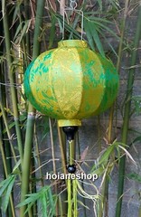Set of 6 pcs 35cm Hoi An bamboo silk lanterns for home garden events decoration