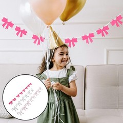 Mother’s Day Butterfly Flag Birthday Bow Decorations Garland for Bridal Table