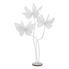 Wedding Artificial Butterfly Decorations Giant 3-head 53.15″ White Decoration