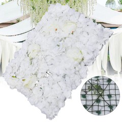23″ x 15″ Silk Artificial Hydrangea Flower Wall Panels Wedding Decoration 6Pcs