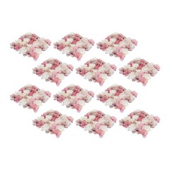 12pcs Flower Wall Backdrops 16.5*16.5in Party Artificial Flower Wall Panels