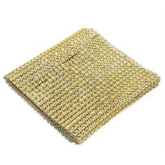 Wedding party Home Decor Rhinestone Crystal Diamond Mesh Wrap DIY Gold