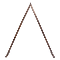 Retro Triangle Wood Wedding Arch Background Decor Flower Stand Rack 8.2ft