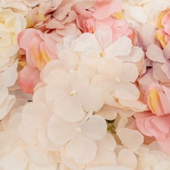 20 Pieces Flower Wall Panel Artificial Floral Backdrop Wall Decoration Backdrop