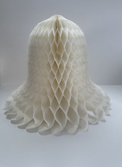 Vintage Wedding Bells Tissue Paper Honeycomb Decorations Set of 3 Bridal Shower