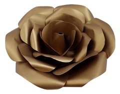 Decor In The Box – Gold Handmade Paper Flower 8 inch Fully Assembled 